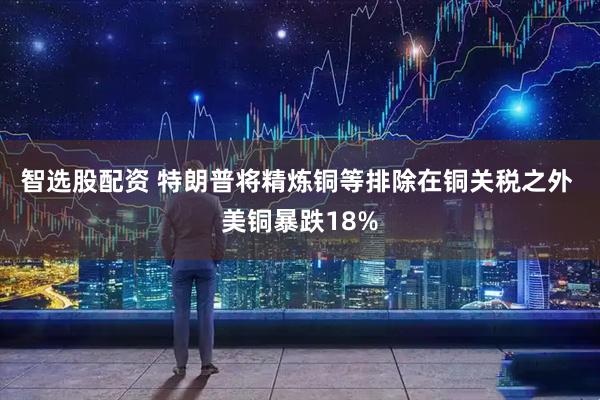 智选股配资 特朗普将精炼铜等排除在铜关税之外 美铜暴跌18%